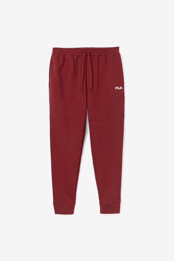 Fila Pants Canadice Jogger Mens Red - India WLS-147592